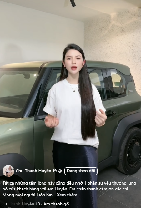 Vợ Quang Hải rao bán xe để ủng hộ đồng bào vùng lũ.