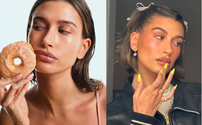 'Glazed donut nails' trở thành xu hướng làm đẹp đình đám sau màn xuất hiện của Hailey Bieber tại Met Gala 2022.