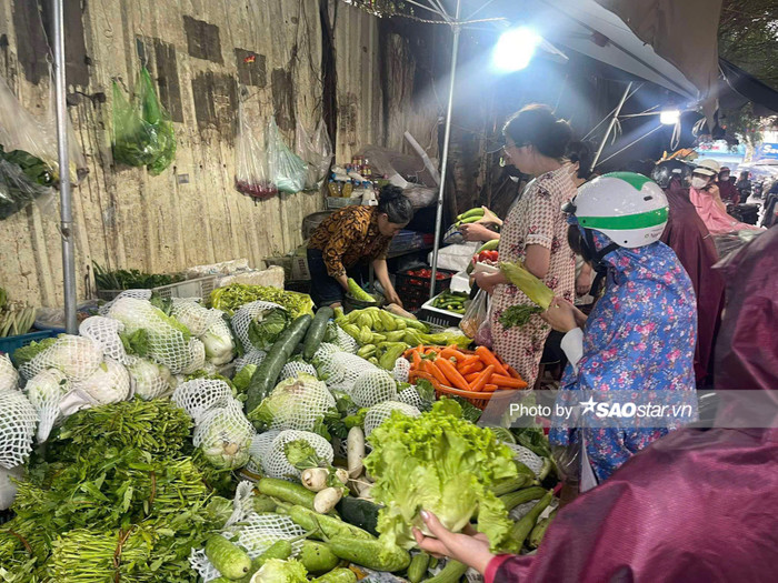 Các loại rau lên đến vài chục nghìn một mớ. 