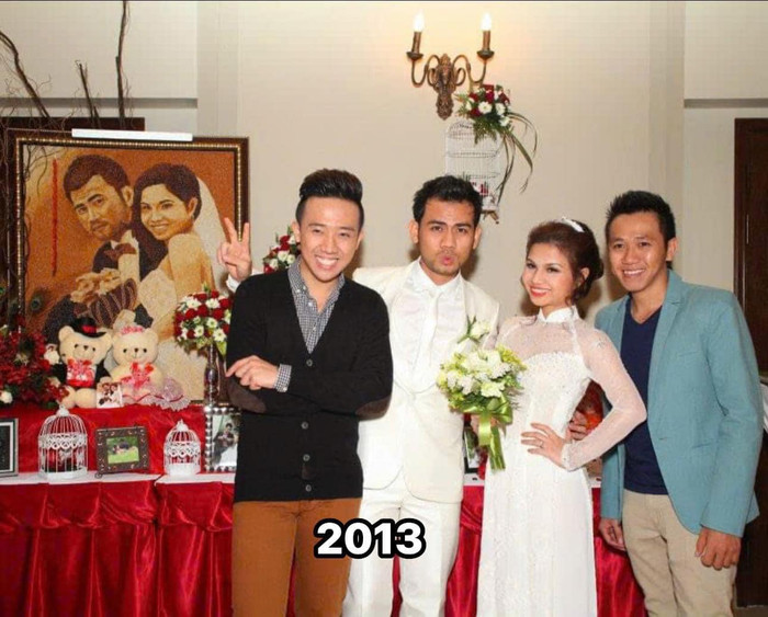 Vào năm 2013, Trấn Thành và Anh Đức tham dự đám cưới của Lương Nghiêm Huy. 
