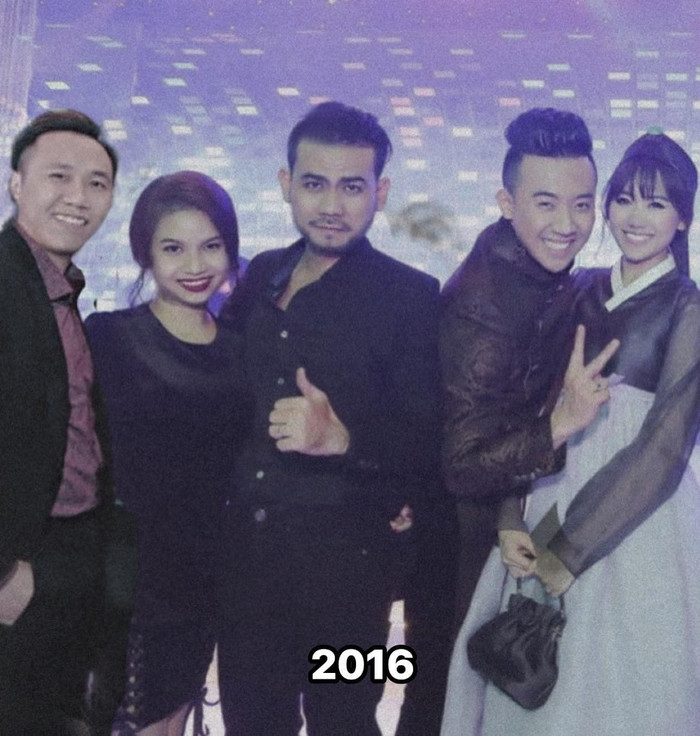 Lương Nghiêm Huy và Anh Đức tham dự đám cưới của Trấn Thành - Hari Won vào năm 2016.