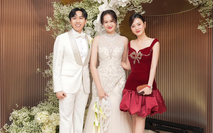 Midu lên tiếng khi bị nói mặc sai dresscode trong đám cưới Anh Đức Ảnh 2