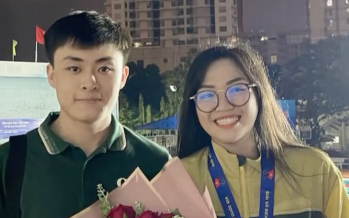 Nhan sắc xinh đẹp của 'tiểu Ánh Viên' khi công khai bạn trai Ảnh 2