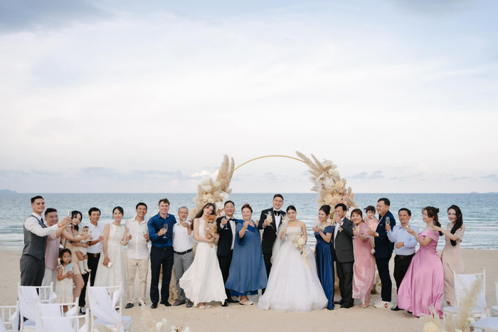 Đặng Văn Lâm và Yến Xuân tổ chức đám cưới riêng tư vào tháng 7 năm nay. Ảnh: FBNV