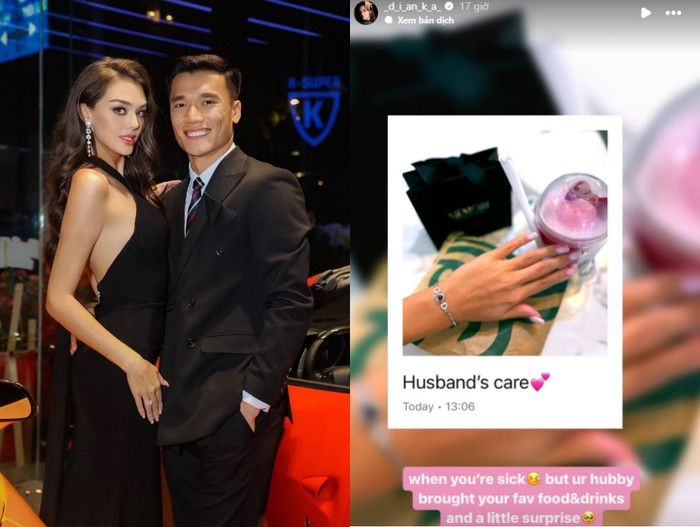 Vợ thủ môn Bùi Tiến Dũng gặp vấn đề sức khỏe. Ảnh chụp màn hình