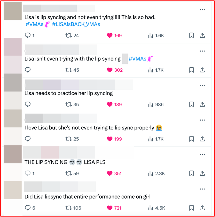 Lisa bị chỉ trích hát nhép tại MTV VMAs 2024, Rosé có động thái gây chú ý Ảnh 4