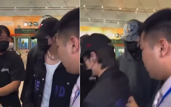 Nam ca sĩ gây xôn xao khi dùng tay xô khán giả đầy mạnh bạo tại sân bay Ảnh 2