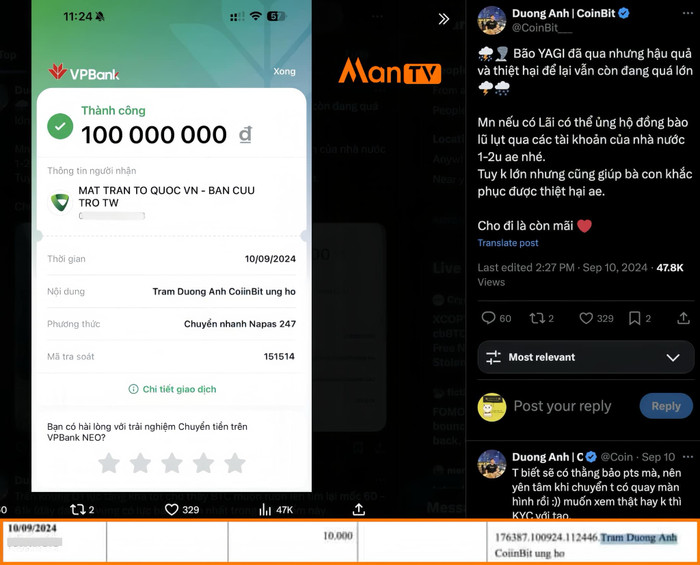 Dân mạng soi ra màn 'thổi phồng' của Dương Anh CoinBit