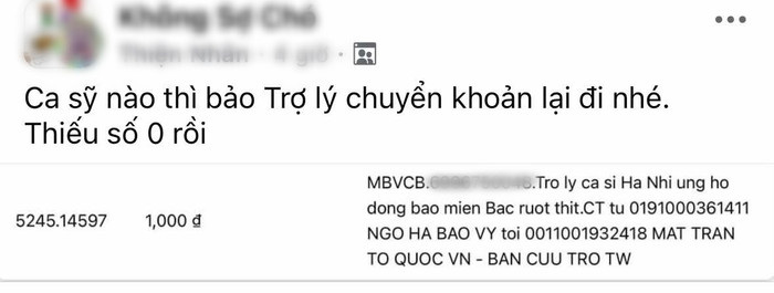 Hình ảnh lan truyền trên mạng xã hội.