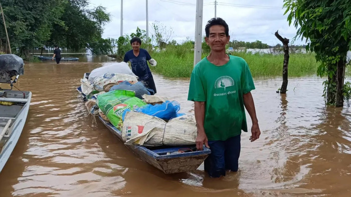 Cảnh báo lũ lụt do nước sông Mê Kông tăng cao đột biến Ảnh 1