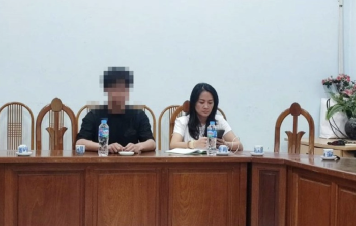 Cậu sinh viên đứng ra chuyển khoản số tiền 10.000 đồng đã làm việc với cơ quan chức năng