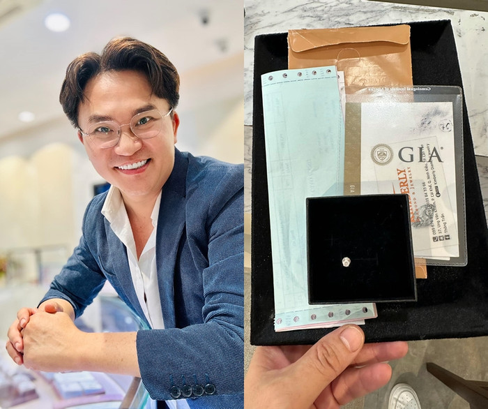 Đại Nghĩa vừa bán món trang sức kim cương, góp thêm tiền cứu trợ bão lũ.