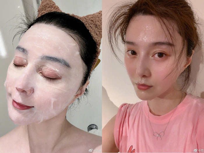 Quy trình dưỡng da buổi tối của Phạm Băng Băng cũng rất nghiêm ngặt.