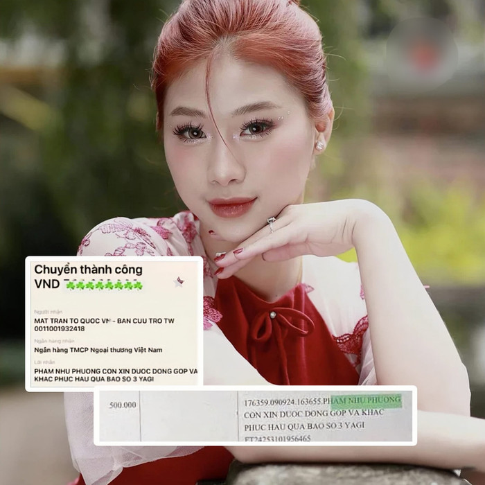 Lần thứ nhất, Louis Phạm lộ sự phông bạt khi chỉ chuyển 500.000 nghìn đồng nhưng lại photoshop tài khoản thành đơn vị 8 con số