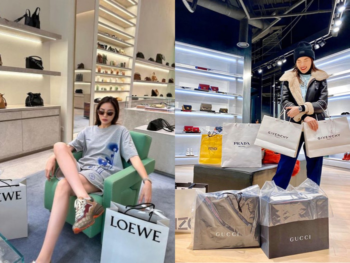 Hoa hậu Kỳ Duyên đi khắp Á Âu chỉ để thỏa mãn việc mua sắm hàng hiệu. 