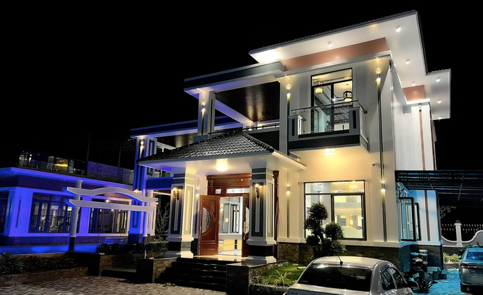 Toàn cảnh biệt thự 3000m2 của Hà Trí Quang và Thanh Đoàn. 