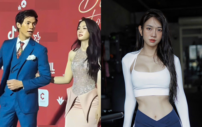 Mỹ nhân 'dính như sam' với Nhan Phúc Vinh ở sự kiện có phong cách nóng bỏng Ảnh 2
