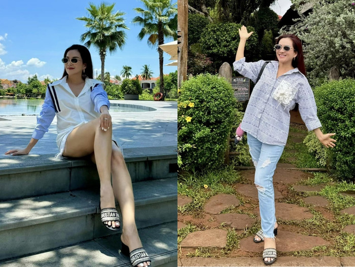 Vợ Bình Minh sở hữu gu thời trang khá giản dị nhưng cũng không kém phần sang trọng. Ở đời thường, vợ Bình Minh thường ưu tiên những trang phục như áo sơ mi kết hợp với quần dài, mang đến vẻ ngoài thanh lịch và chỉn chu.