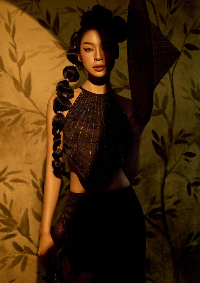 'Con gái' Thanh Hương khoe visual lai tây chuẩn hoa hậu Ảnh 2