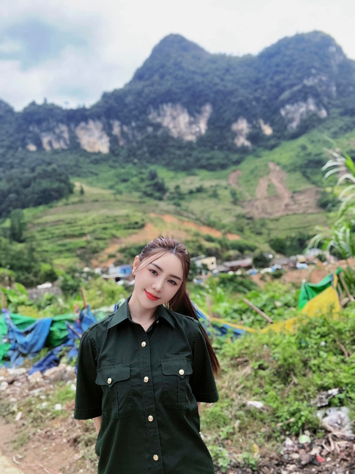 Quỳnh Kool đi hỗ trợ đồng bào bị ảnh hưởng bởi bão số 3