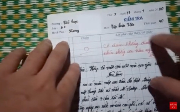 Bài văn tả con trâu bị 0 điểm, cô giáo nói một câu tỏ rõ sự bất lực Ảnh 2