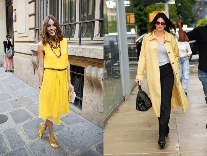 Màu vàng khá dễ cho việc phối với nhiều trang phục và phụ kiện.