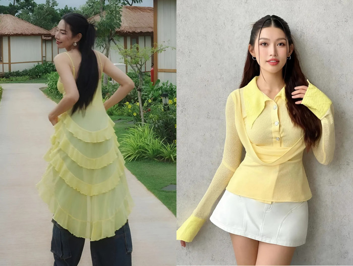 Sắc vàng đang chiếm lĩnh xu hướng mùa thu 2024.