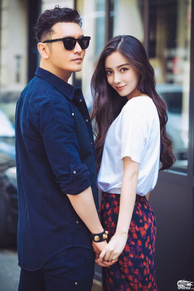 Huỳnh Hiểu Minh và Angelababy thuở còn mặn nồng.