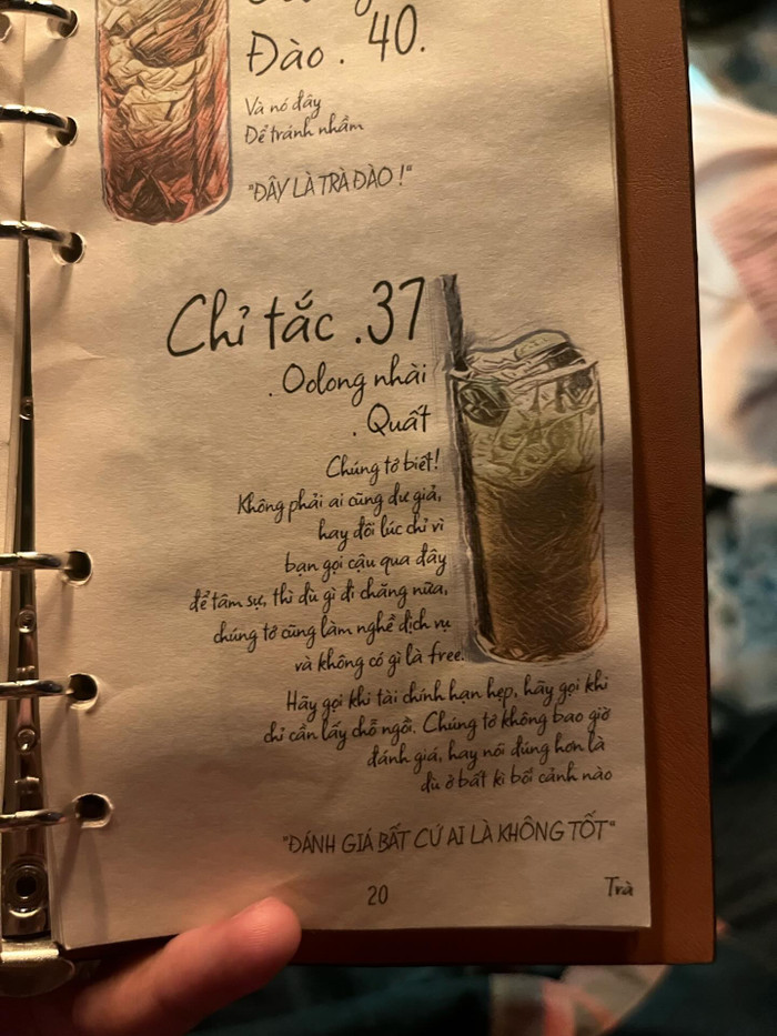 Dòng mô tả đặc biệt dành cho khách gọi 'Olong nhài quất' gây tranh cãi trên mạng xã hội