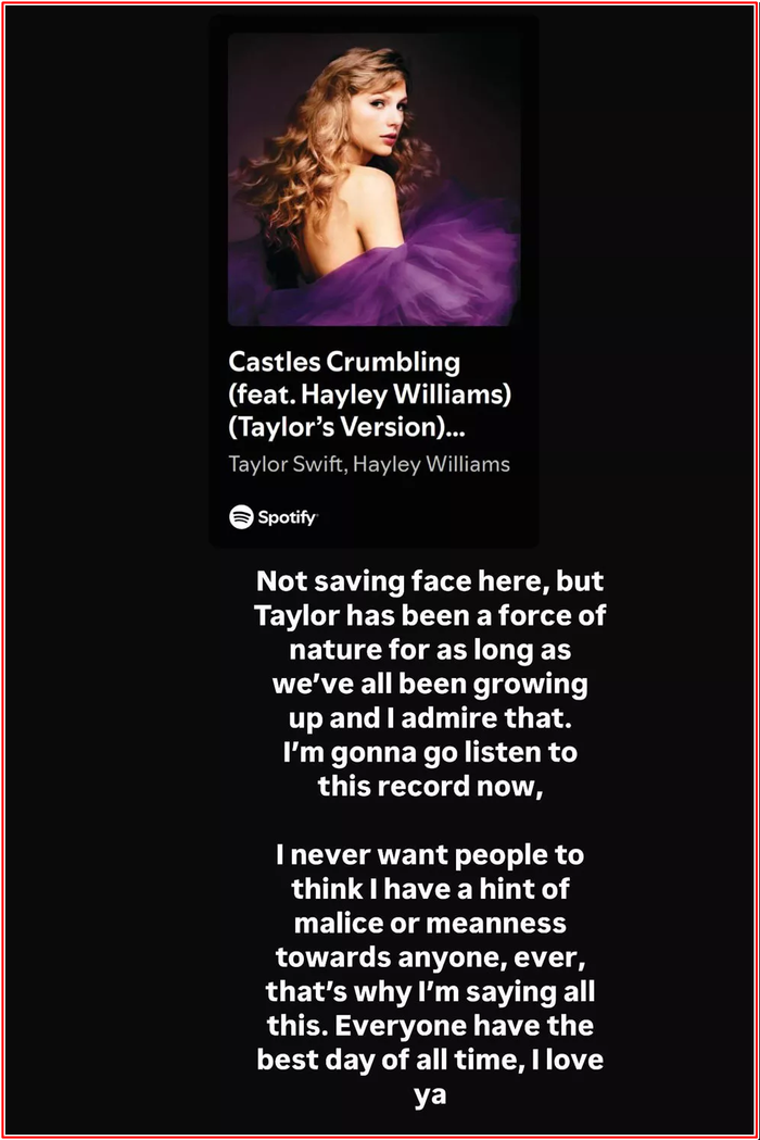 Nam ca sĩ xin lỗi vì 'hạ bệ' Taylor Swift: 'Hy vọng một ngày nào đó tôi có thể giải thích với cô ấy' Ảnh 6