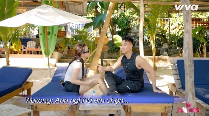 DJ Wukong còn bày tỏ quyết tâm học tiếng Việt để có thể trò chuyện nhiều hơn với Quyên Qui. 