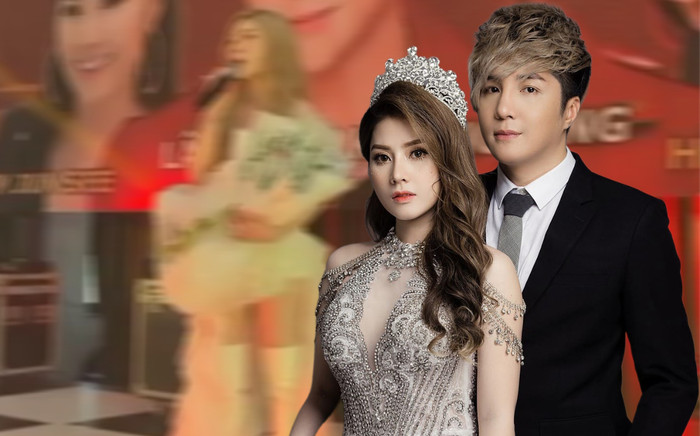 Bà xã Lâm Chấn Khang suýt bật khóc khi hát trên sân khấu Ảnh 2