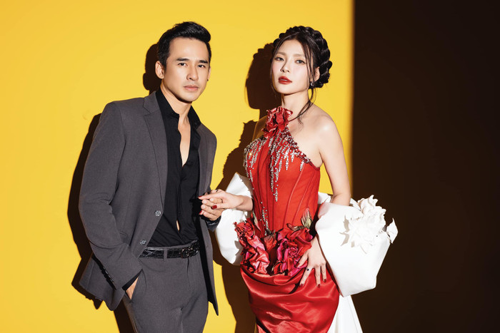 Lương Thế Thành là hậu phương vững chắc, luôn đồng hành cùng vợ trên con đường nghệ thuật.