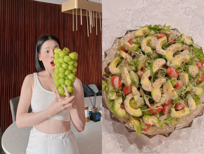 Lệ Quyên không kiêng khem, cho phép ăn thoải mái nhưng vừa phải và hợp lý.