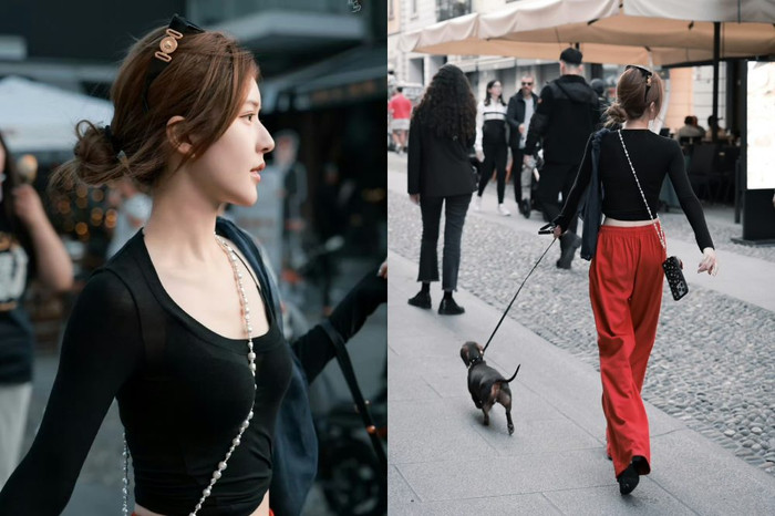 Triệu Lộ Tư phải tuân thủ chế độ ăn khắc nghiệt cùng việc chăm chỉ tập thể dục để giữ dáng. 