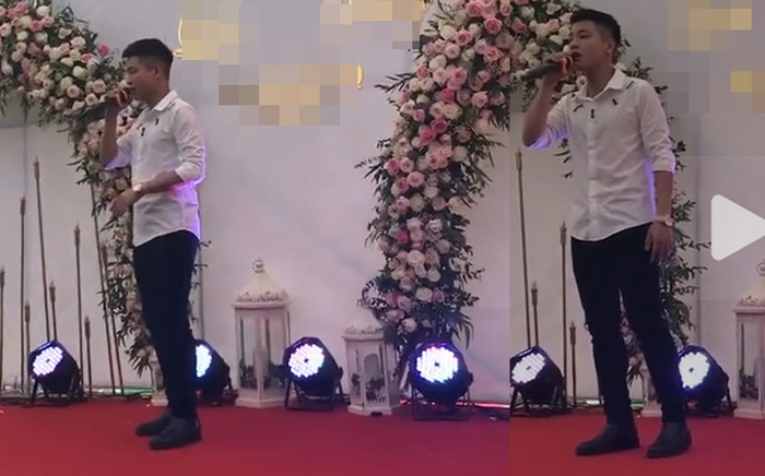 Xuất hiện clip chàng trai hát đám cưới, hóa ra là ca sĩ sở hữu hit trăm triệu view của Vpop Ảnh 2