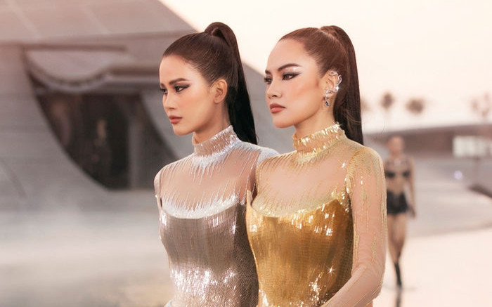 Hoa hậu Lê Hoàng Phương 'đối đầu' Á hậu Hương Ly Ảnh 2