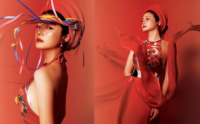 Kiều Anh diện áo yếm mỏng manh khoe vẻ đẹp quyến rũ ở tuổi 42 Ảnh 2