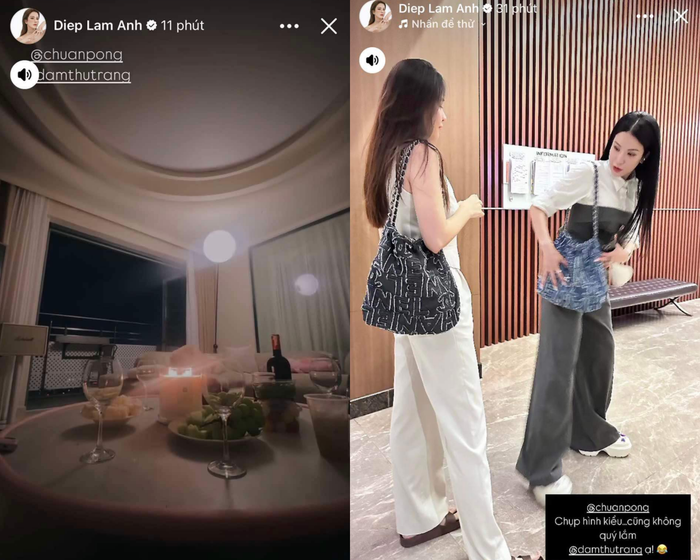 Đàm Thu Trang (vợ Cường Đô La) lộ diện sau hơn 2 tháng. Cô vui vẻ tụ họp ăn uống, trò chuyện bên cạnh hội bạn thân. 