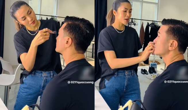 Nam diễn viên là người được Tăng Thanh Hà tự tay make up cho khi anh tham gia bộ phim Lật mặt 6. Chi tiết này phần nào chứng minh được mối quan hệ vô cùng thân thiết, sẵn sàng giúp đỡ, quan tâm công việc của Tăng Thanh Hà đối với 'huynh' Quốc Cường. 