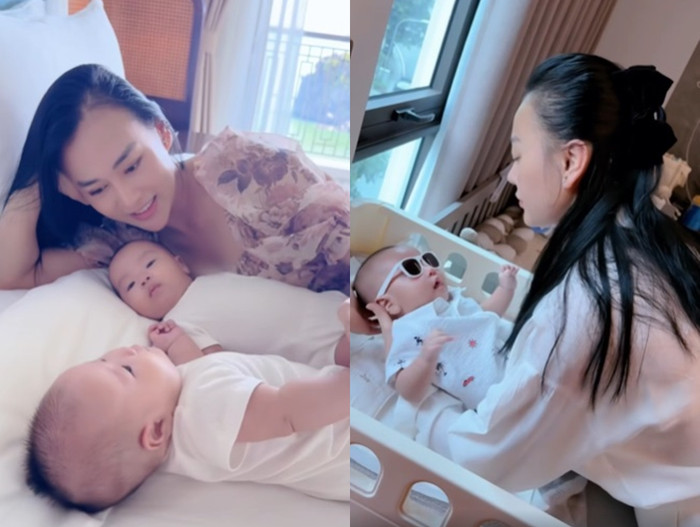 Phương Oanh đăng video ghi lại quá trình soạn đồ, cùng shark Bình đưa 2 con đi du lịch.