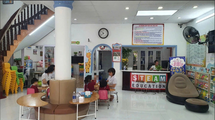 Trường mầm non V.H (Ảnh: Báo Thanh Niên)