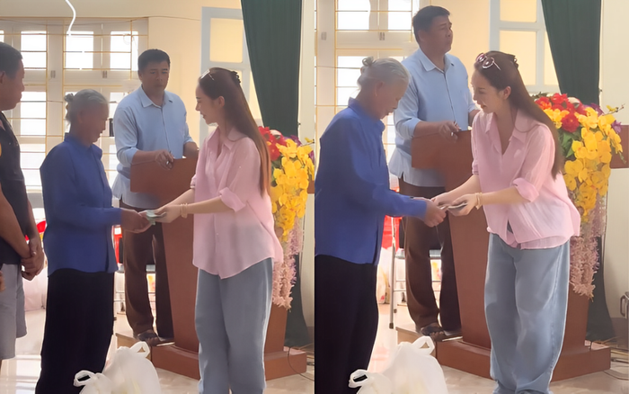 Quỳnh Kool ghi điểm nhờ thái độ lễ phép, khiêm tốn và giản dị khi đi hỗ trợ bà con vùng lũ.&nbsp;