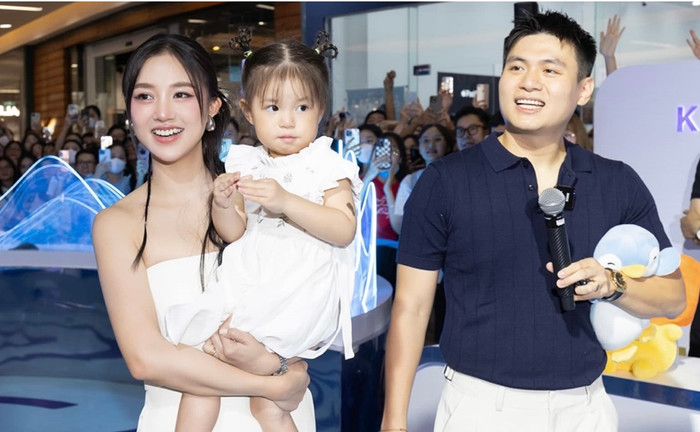 Gia đình Hải Long, Salim và bé Pam có mặt tại sự kiện gần đây tại TP.HCM.