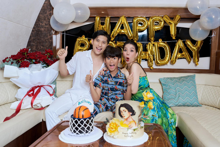 Con trai Lệ Quyên có mối quan hệ vô cùng thân thiết với Lâm Bảo Châu. Theo chia sẻ từ 'Nữ hoàng phòng trà', nhóc tỳ là người hiểu chuyện và sống tình cảm. 