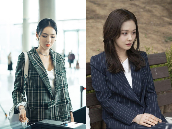 Blazer kẻ ô là một trong những kiểu áo được ưa chuộng.