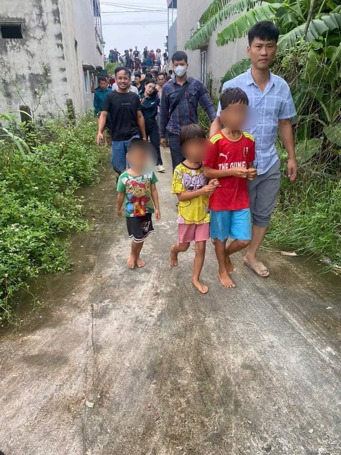 3 anh em ruột mất tích nhiều ngày đã được tìm thấy (Ảnh: Người dân cung cấp).