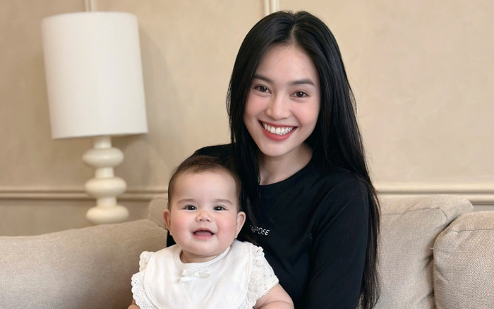 Ninh Dương Lan Ngọc lên chức mẹ nuôi, khoe con gái cưng xinh như thiên thần Ảnh 2