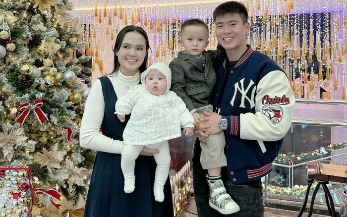 Nhan sắc vợ trung vệ Duy Mạnh sau hai lần sinh con Ảnh 2