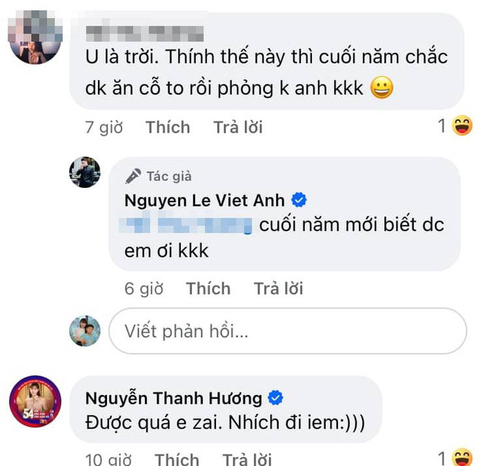 NSƯT Việt Anh úp mở khi được hỏi về chuyện 'có cỗ to'.